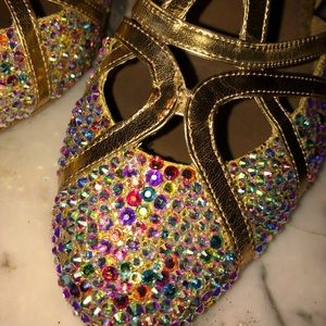 Swarovski T Strap Ballroom Heels